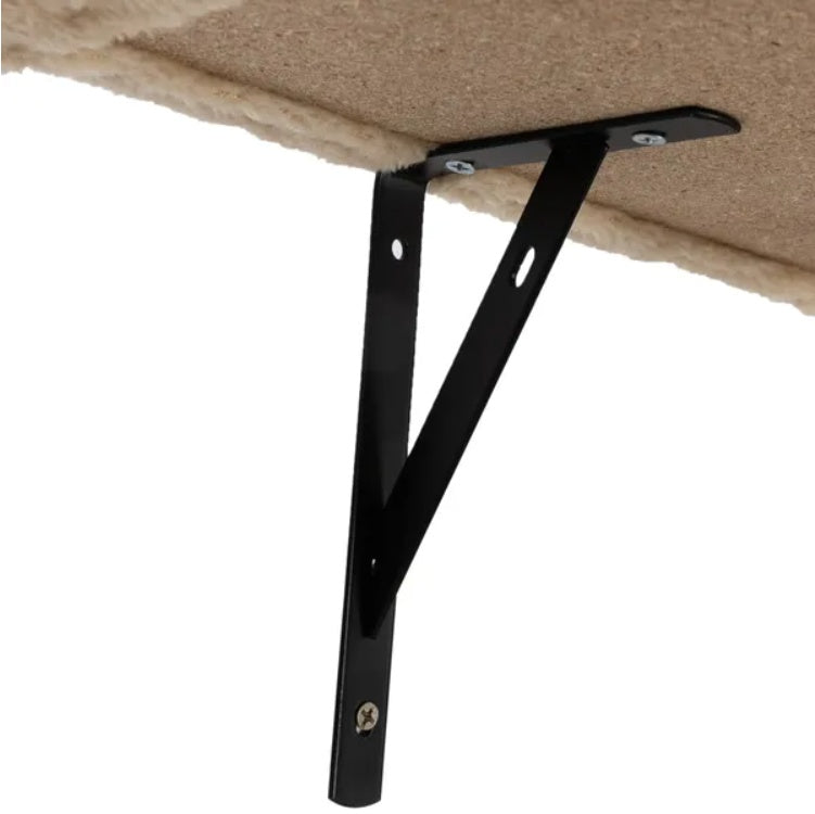 5 Pcs Wall Mounted Cat Climber Set Floating Cat Shelves And Perches Cat Activity Tree With Scratching Posts Modern Cat Furniture