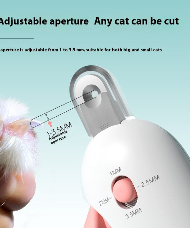 Cat Nail Scissors With Gravity Push Scissors
