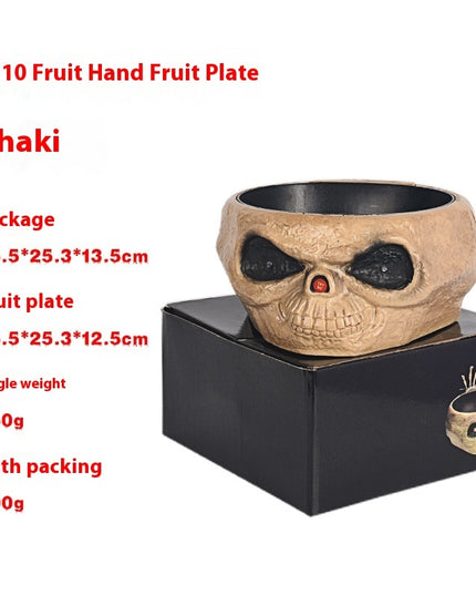 Halloween Candy Bowl Plastic Pumpkin Bowl With Motion Activated Hand, Halloween Serving Dishes Battery Operated Halloween Pumpkins Bowl For Trick-or-Treaters Party