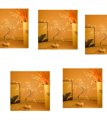 Led Copper Wire Light Bedroom Light