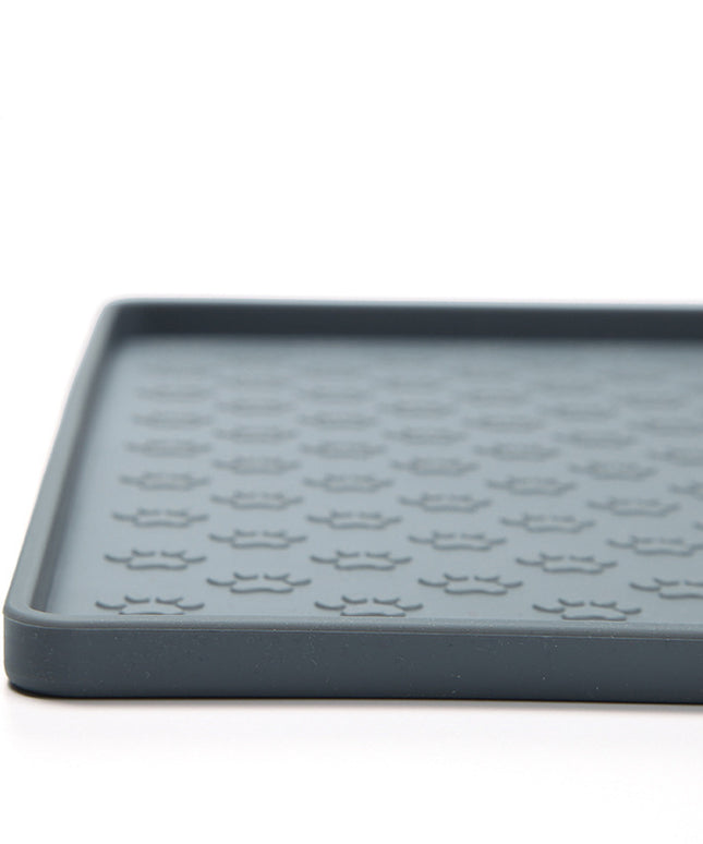 Spot Pet Mat, Waterproof And Easy To Clean Silicone Dog Mat, Cat Mat, Square Pet Placemat, Pet Supplies