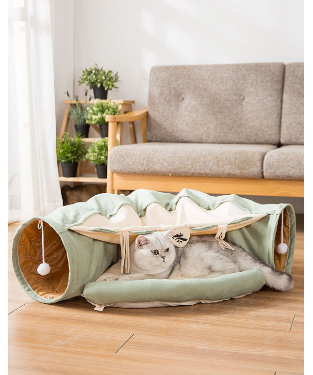 Collapsible Cat Tunnel Durable Washable Collapsible