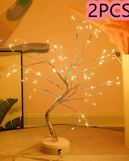 Led Copper Wire Light Bedroom Light