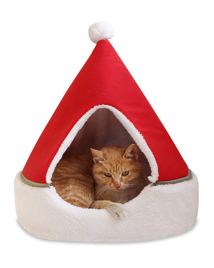 Christmas tree cat litter
