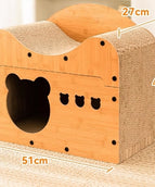 Good Bear Head Cat Nest Board