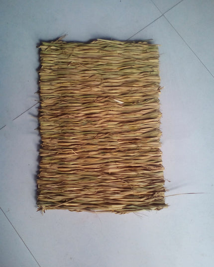 Natural straw mat