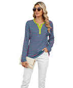 Rose Green Stripe
