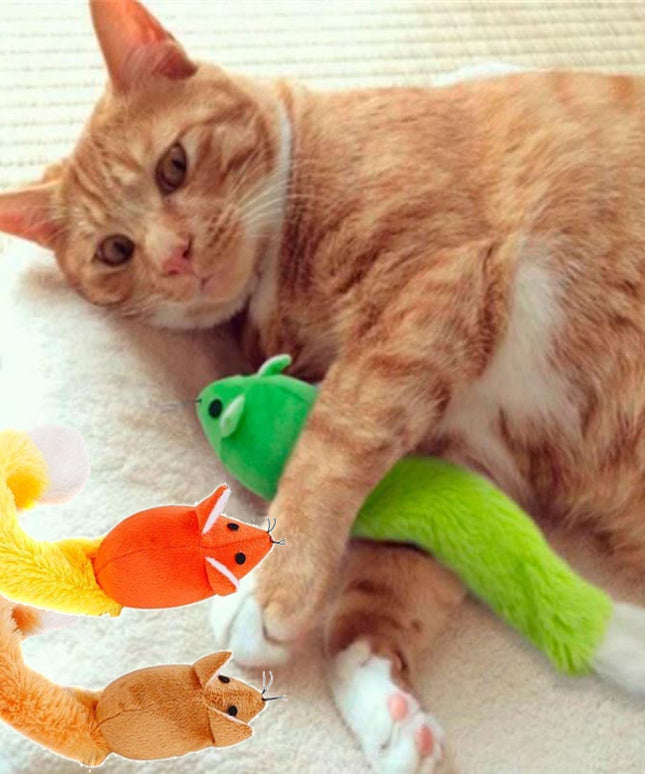 Long Tail Mouse Cat Teaster Toys Funny Pet Toys Cat Toys Mouse Trainning Funny Playing Toys Interactive Pets Products