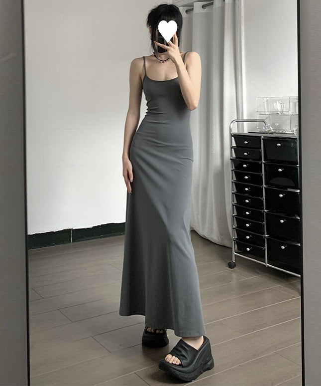 Female Summer Hot Girl Slim Fit Long Dress