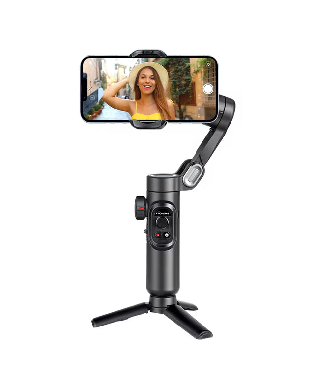 3-Axis Handheld Gimbal Stabilizer for Smartphone with Fill Light for Iphone Android Face Tracking Vlog Smart XE