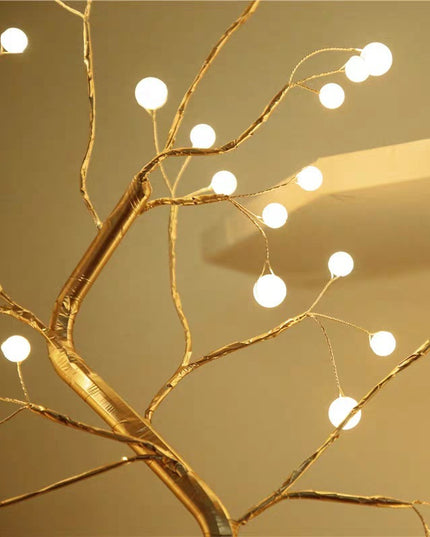 Led Copper Wire Light Bedroom Light