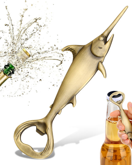 Creative Swordfish Handle Metal Beer Bottle Openers Kitchen Bar Accessories Tools Beer Gifts Beer Openors Kitchen Gadgets