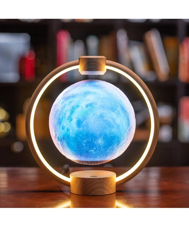 Maglev Moon Light Bluetooth 3D Stereo Diy Colorful Glare