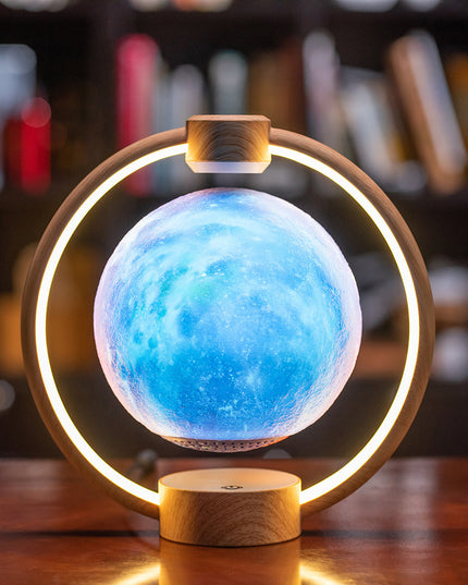 Maglev Moon Light Bluetooth 3D Stereo Diy Colorful Glare