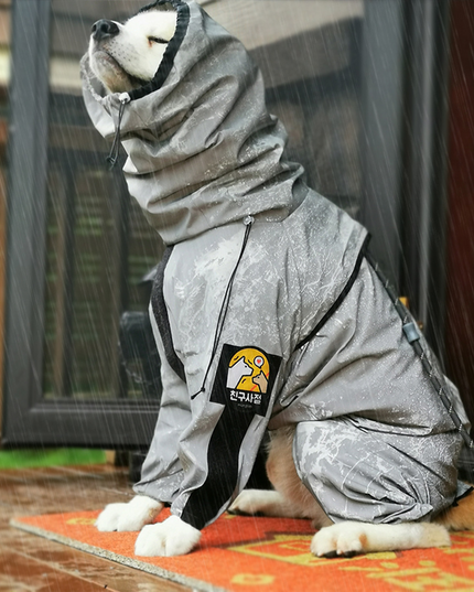 Four-legged Waterproof Full-surrounded Dog Rain Clothes