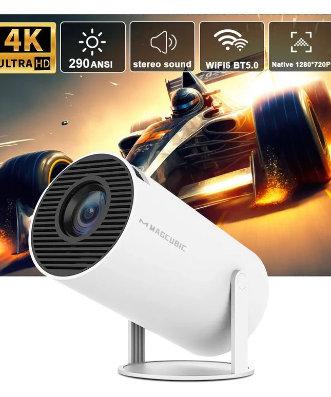 Projector HY300 Pro 4K Android 11 Dual Wifi6 290ANSI Allwinner H713 BT5.0 1080P 1280*720P Home Cinema Outdoor Projetor