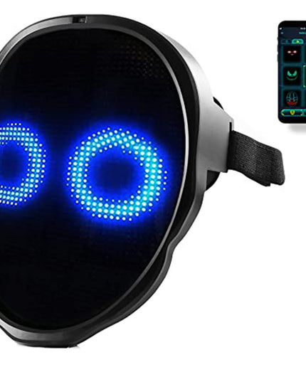 Halloween Face Masks Full Color LED Luminous Mask Face Changing Mask Party Bar Props