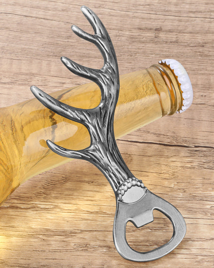 Deer Antler Bottle Opener Is A Small Tool Suitable For Various Parties And Gatherings Used To Open Beer, Wine, Juice, For Bars, Restaurants, Party Supplies, Wine Accessories, Universal Gifts