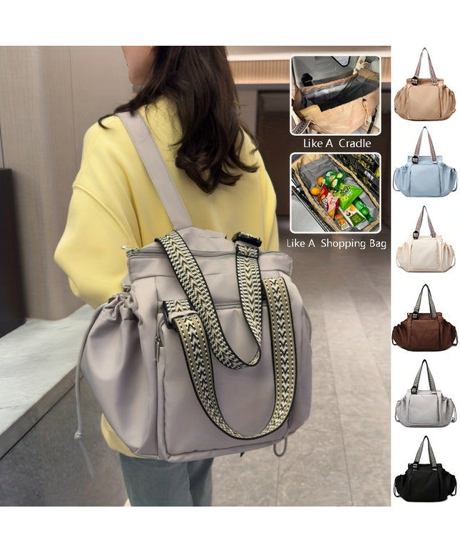 Ins Backpack Fashion Multifunctional Large Capacity Shopping Shoulder Bags Women Waterproof Travel Handbag