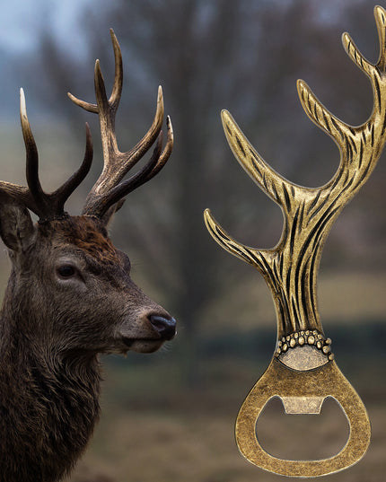 Deer Antler Bottle Opener Is A Small Tool Suitable For Various Parties And Gatherings Used To Open Beer, Wine, Juice, For Bars, Restaurants, Party Supplies, Wine Accessories, Universal Gifts