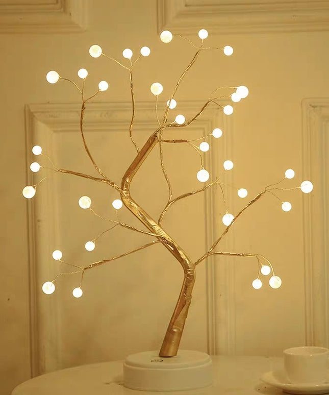 Led Copper Wire Light Bedroom Light