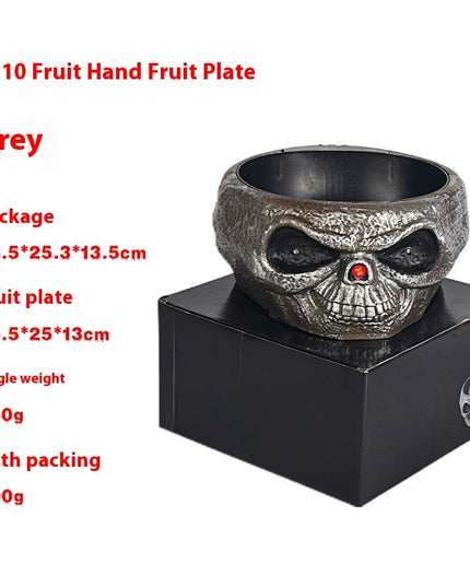 Halloween Candy Bowl Plastic Pumpkin Bowl With Motion Activated Hand, Halloween Serving Dishes Battery Operated Halloween Pumpkins Bowl For Trick-or-Treaters Party