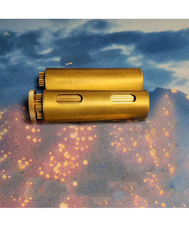 Antique Style Brass Material Manual Mechanical Feeling Tobacco Rolling Machine Retro Nostalgia 70MM