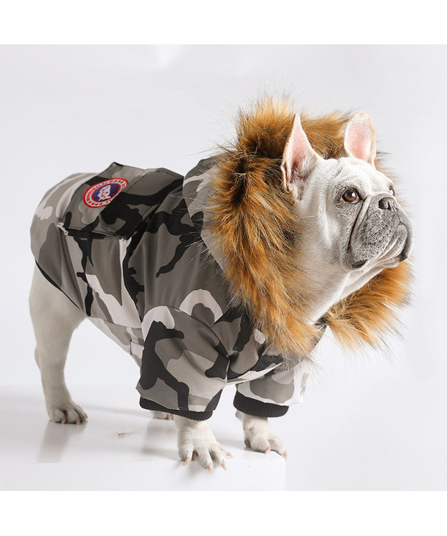 Dog Down Jacket Duck Camouflage