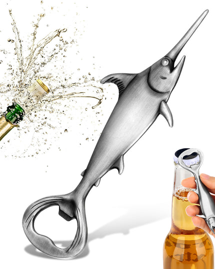 Creative Swordfish Handle Metal Beer Bottle Openers Kitchen Bar Accessories Tools Beer Gifts Beer Openors Kitchen Gadgets