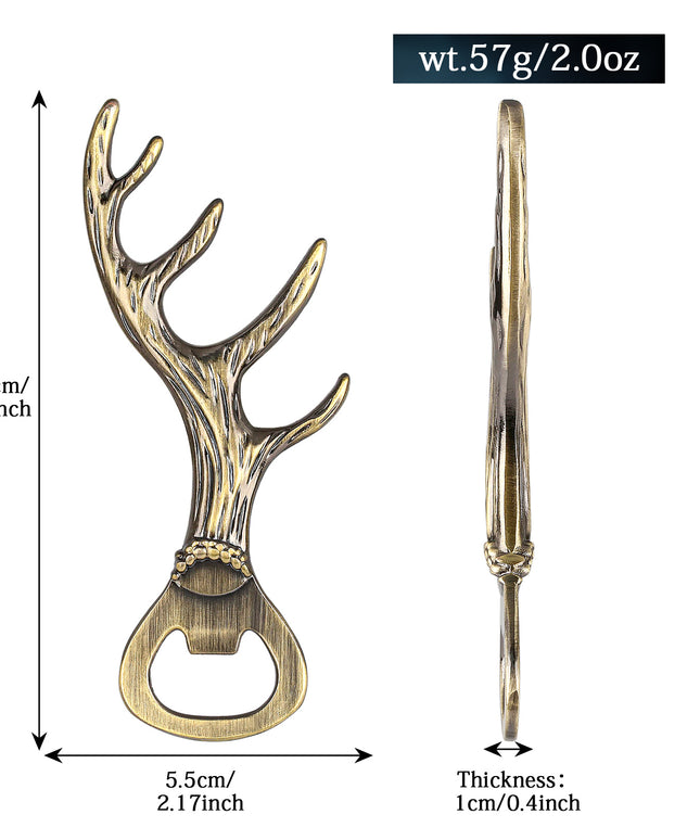 Deer Antler Bottle Opener Is A Small Tool Suitable For Various Parties And Gatherings Used To Open Beer, Wine, Juice, For Bars, Restaurants, Party Supplies, Wine Accessories, Universal Gifts
