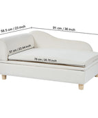 White 36x23x16 in