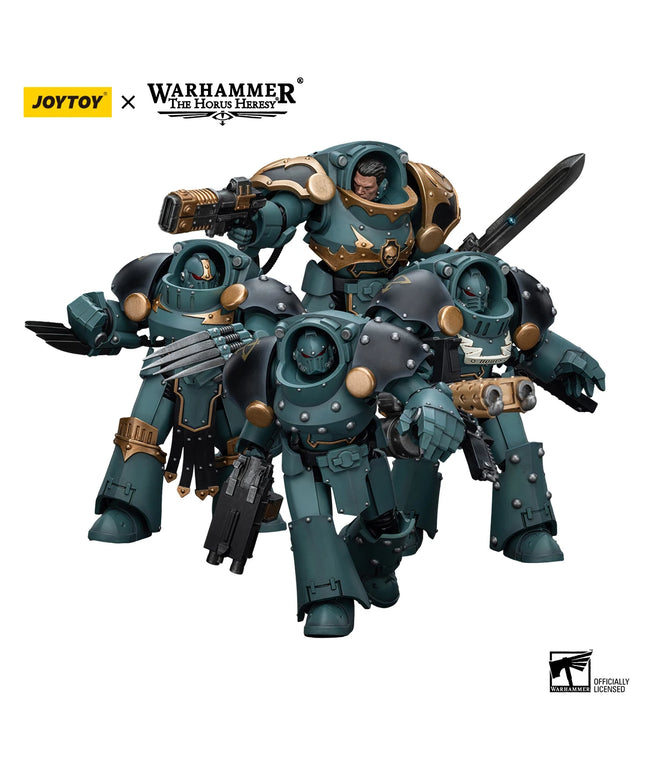 JOYTOY Warhammer 40k 1/18 Action Figures 14.2cm Sons of Horus Tartaros Terminator Squad Collection Model Toys