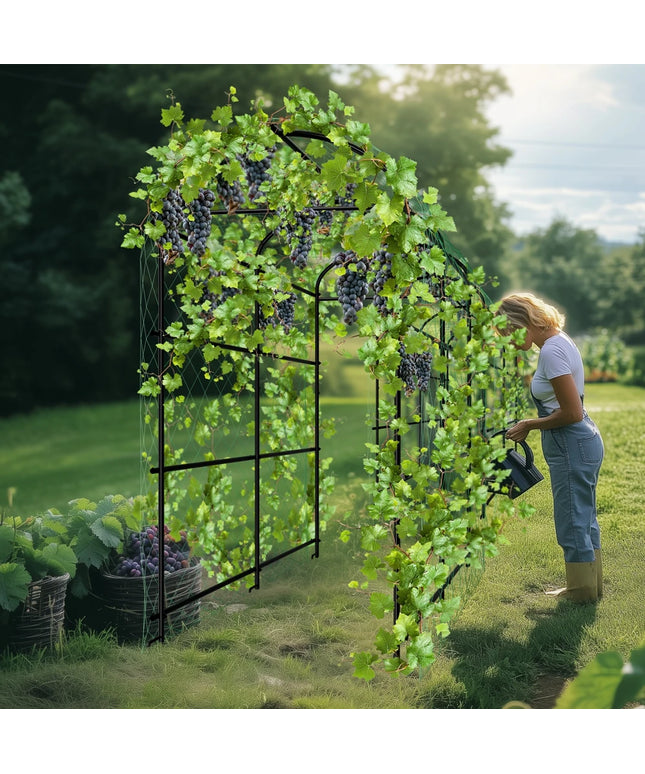 Garden Plant Climbing Frame U-Shaped Garden Trellis for Climbing Plants Vegetable
