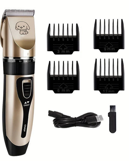 Pet Hair Trimmer Kit Electric Precision Clippers Perfect for Professional Grooming at Home, Ideal for Dogs and Cats