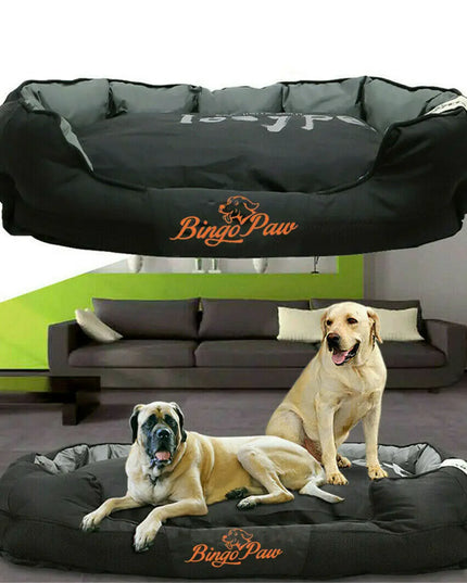 Waterproof XXL Extra Large Jumbo Orthopedic Sofa Dog Bed Pet Mat Kennel Washable Basket Pillow Comfy Bed