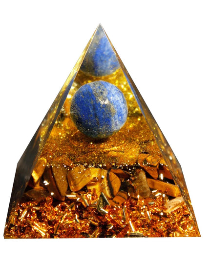 Natural Stone Crystal Orgonite Pyramid Healing Stone Chakra Reiki Home Office Decoration Gift Outdoor Garden Party Decor