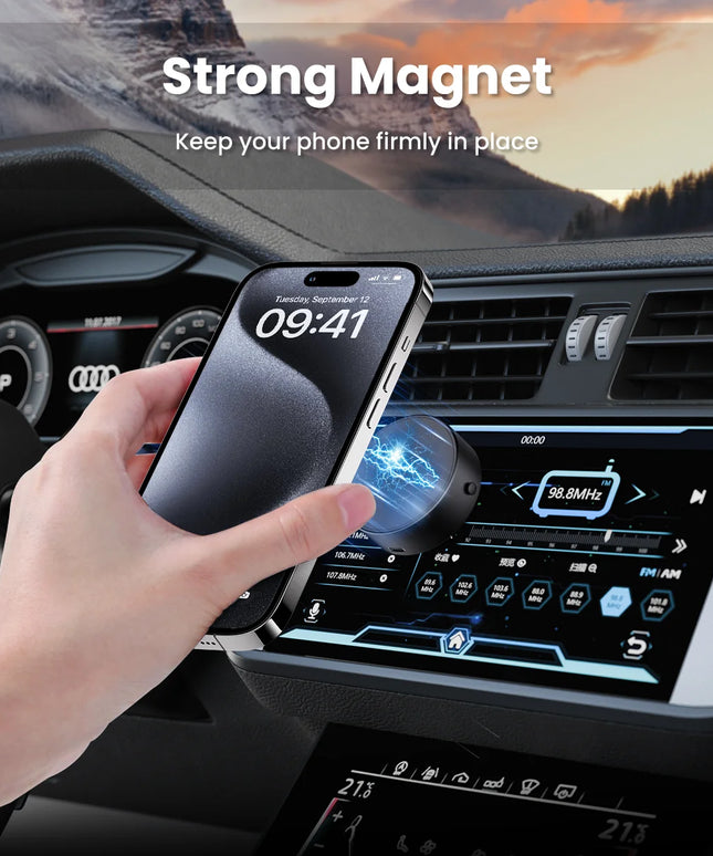 2025 Vacuum Magnetic Car Phone Suction Cup Kitchen Gym Bath Mount For Iphone 16 15 14 13 12 Pro Max Samsung S25