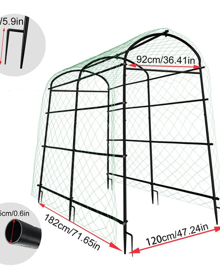 Garden Plant Climbing Frame U-Shaped Garden Trellis for Climbing Plants Vegetable