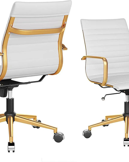 Ergonomic Desk Chair Computer Chairs with Armrests and Wheels Heavy Duty Wide Seat for Home Office Comfortable 22.83in Chair