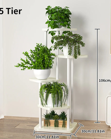 Plant Stand and Flower Stand Storage Shelf 4/5/6 Tier Flower Shelf Planter Rack Storage Organizer Display Indoor Garden Balcony