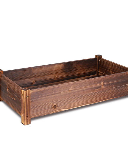 Raised Garden Bed Large Wooden Planter Garden Boxes Elevated Plant Box Vegetable Flower Growing Bed