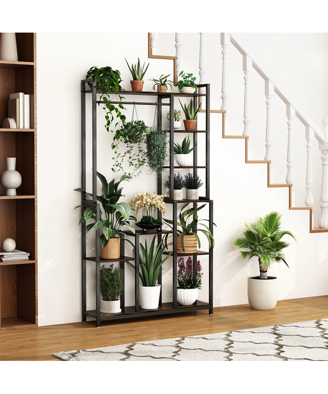 7 Tiered Tall Plant Stand Ladder Plant Rack Storage Shelf for Patio Garden Balcony Living Room
