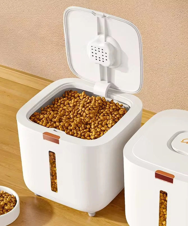 Pet food storage barrel large storage barrel food sealed moisture-proof cat food barrel storage cat food dog food barrel Pet foo
