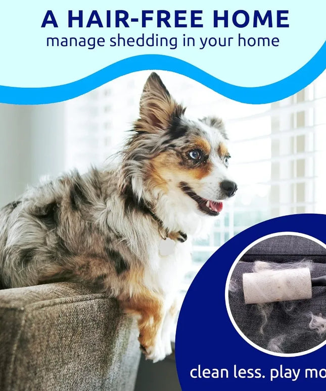 Deshedding Brush DoubleSided Undercoat Rake for Dogs Cats Shedding Comb and Dematting Tool for Grooming Extra Wide Ideal for Da