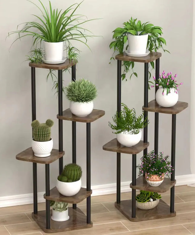 Plant Stand and Flower Stand Storage Shelf 4/5/6 Tier Flower Shelf Planter Rack Storage Organizer Display Indoor Garden Balcony