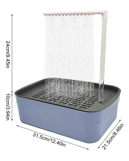 Parrot Automatic Bathtub Bird Bath Circulating Water Shower Parrot Circulation Shower Pet Bird Bathtub Bird Cleaning Bath Tub