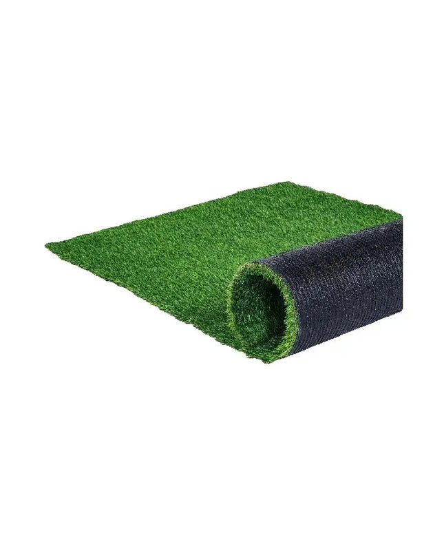 SucceBuy Artifical Grass Rug Green Turf 1.38/1.57" Fake Door Mat Outdoor Patio Lawn Decoration Easy to Clean with Drainage Holes