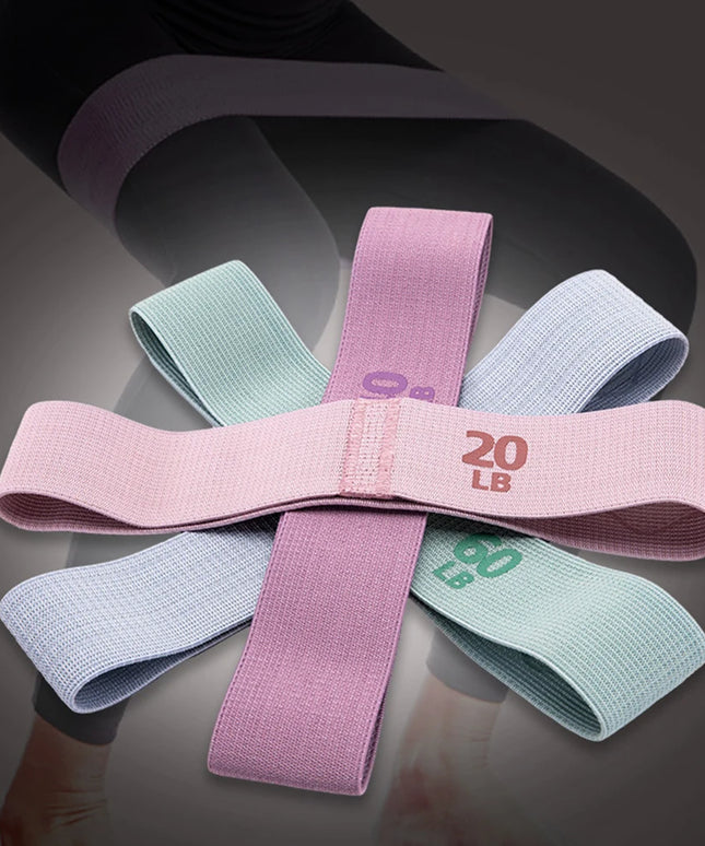 1-3PCS Resistance Hip Booty Bands Glute Thigh Elastic Workout Bands Squat Circle Stretch Fitness Strips Loops Yoga Gym Equipment