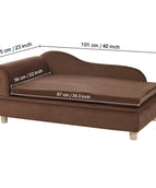Brown 36x23x16 in