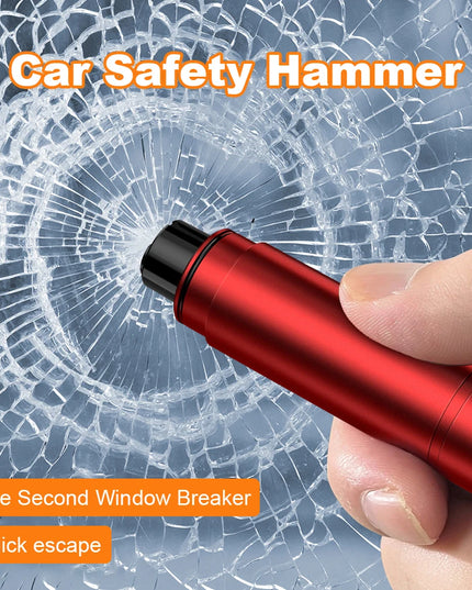 Car Safety Hammer High Hardness Auto Emergency Glass Window Breaker Seat Belt Cutter Life-Saving Car Emergency